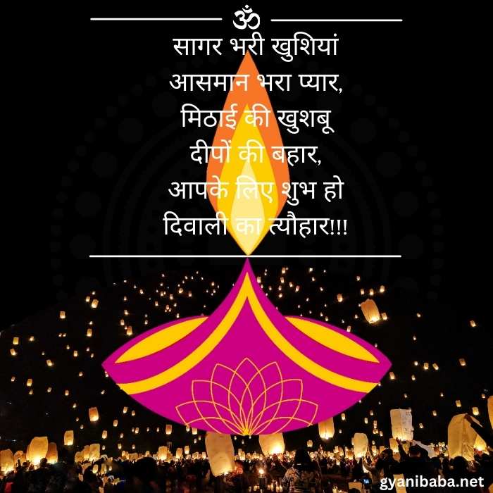 Diwali Wishes SMS in Hindi